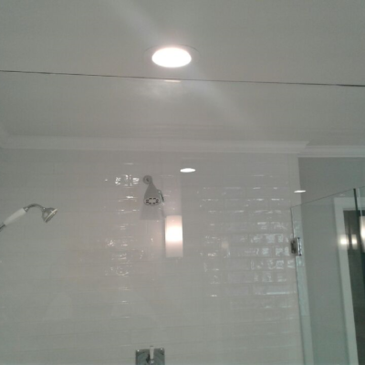Residential Electrical Service, Shower Light, Home Electrician